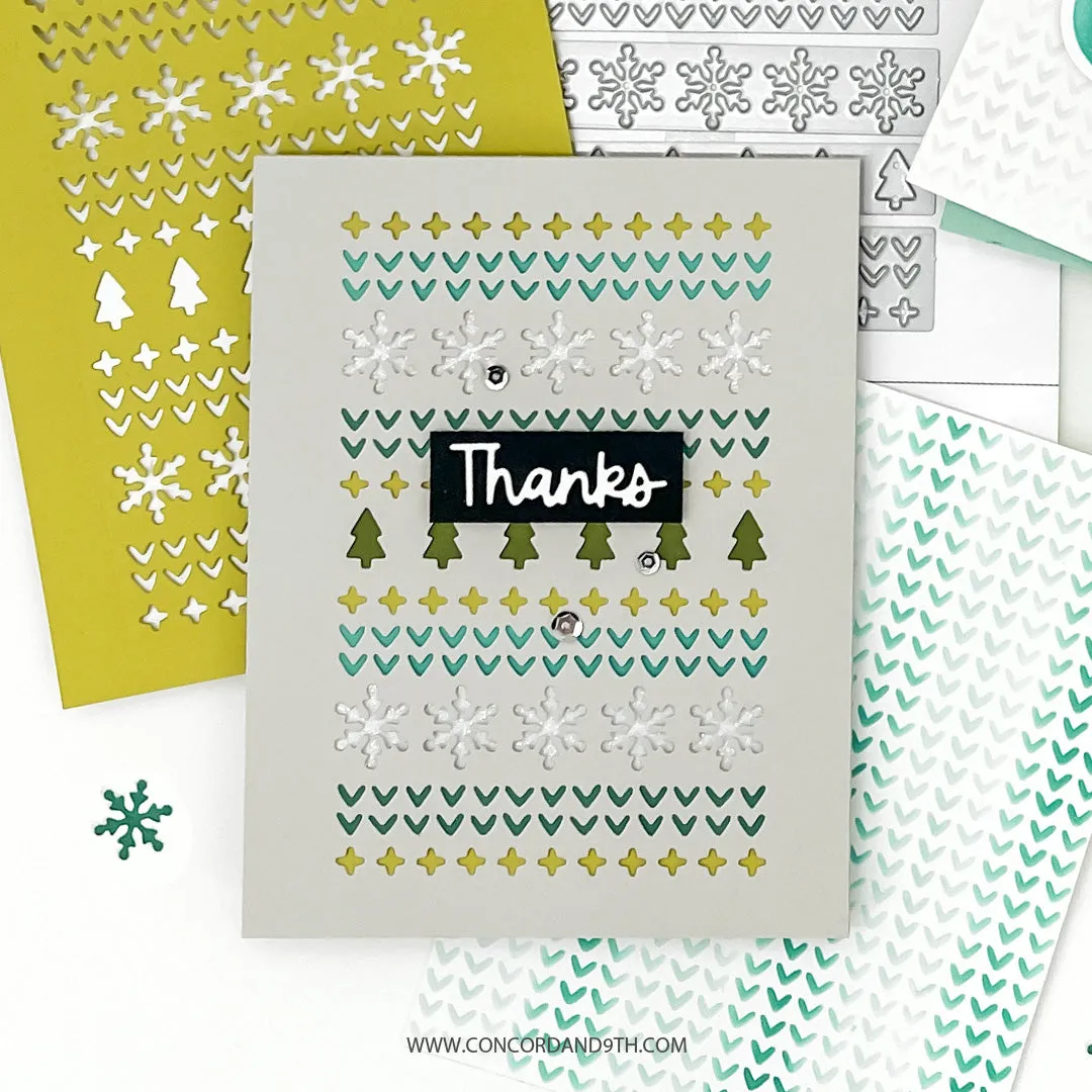 Stay Cozy Stencil Pack