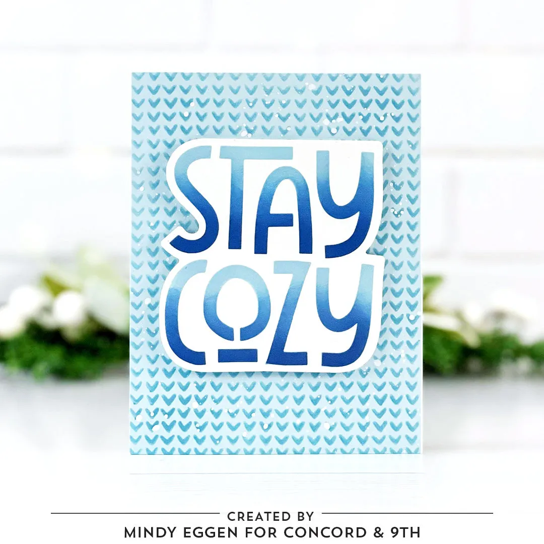 Stay Cozy Stencil Pack