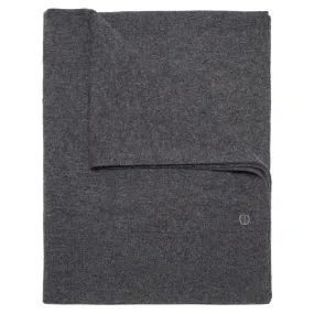 The Uniform Cashmere Oversized Scarf - Charcoal