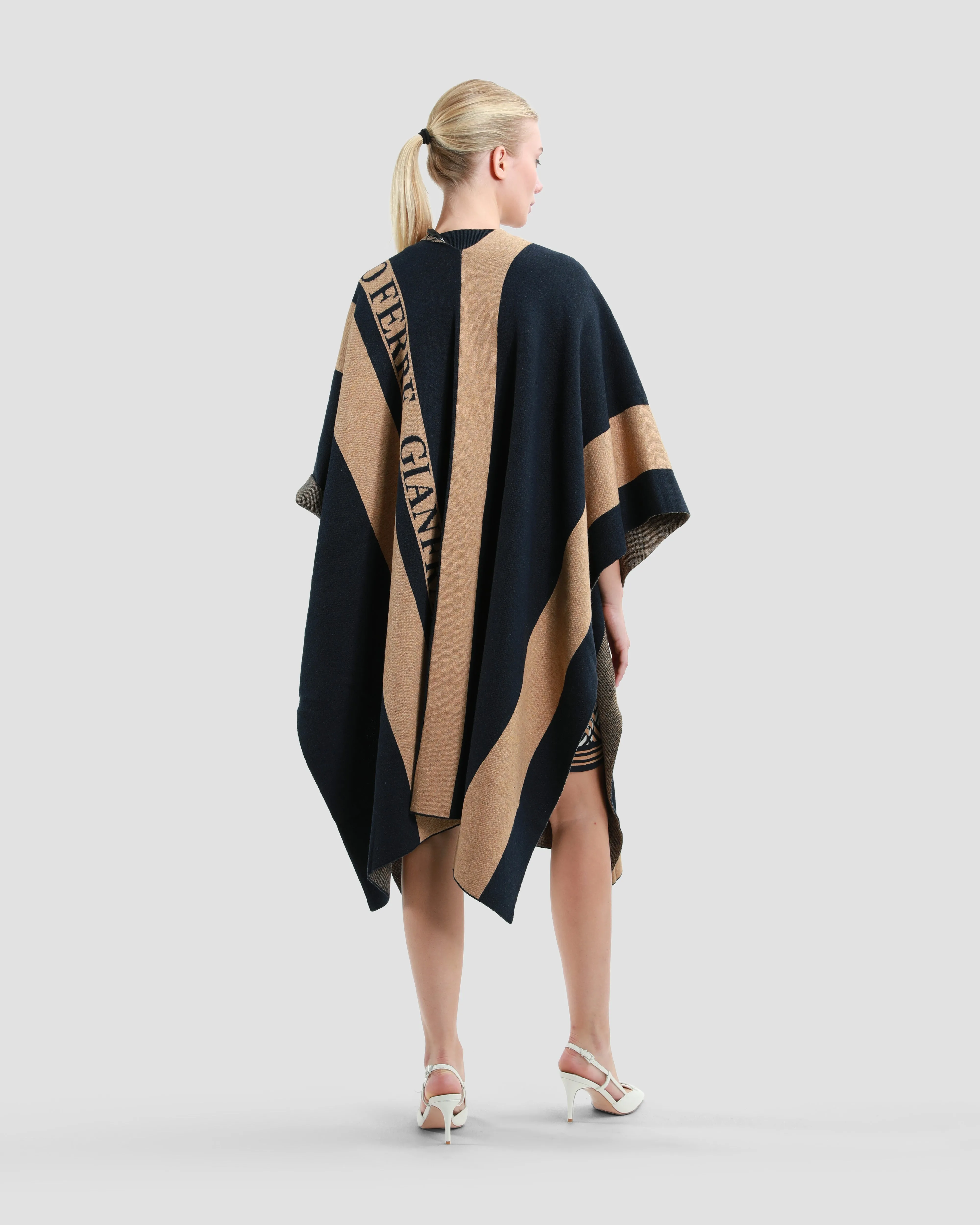 Two-Tone Poncho