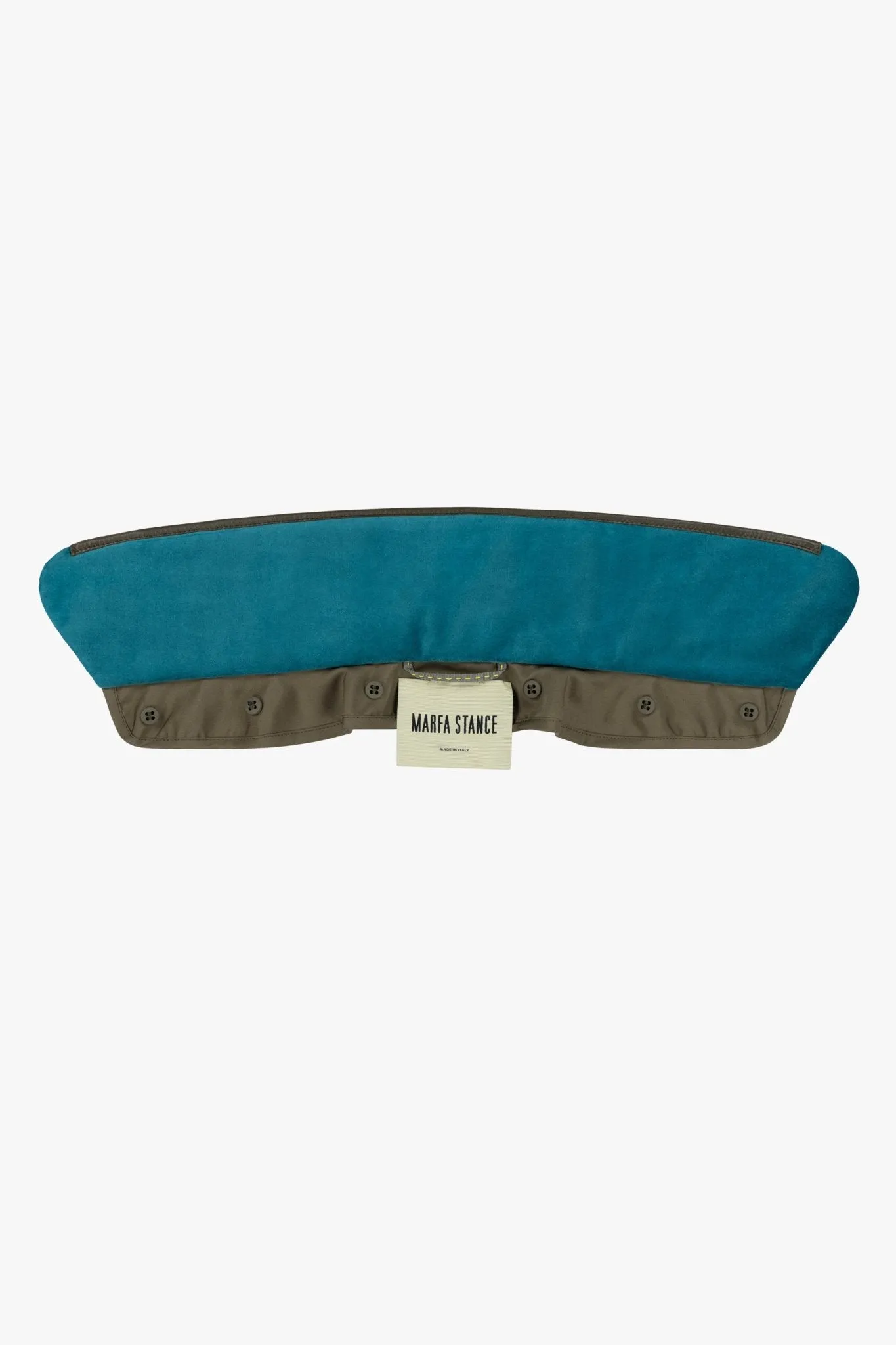 Velvet Collar - Teal / Black