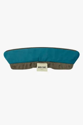 Velvet Collar - Teal / Black