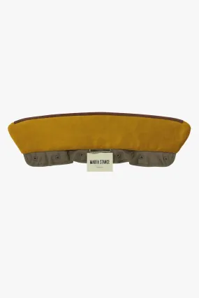 Velvet Collar - Yellow Ochre / Dark Olive